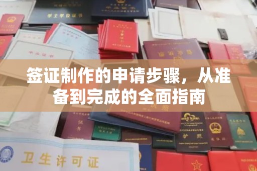 茂县签证制作的申请步骤，从准备到完成的全面指南