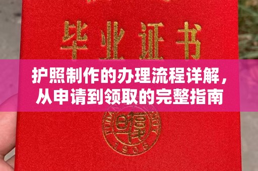 茂县护照制作的办理流程详解，从申请到领取的完整指南